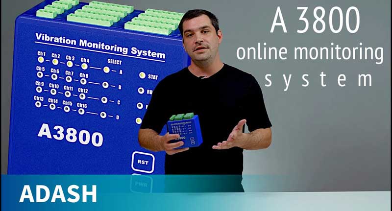 Sistema de monitorización de vibraciones online - ADASH A3800