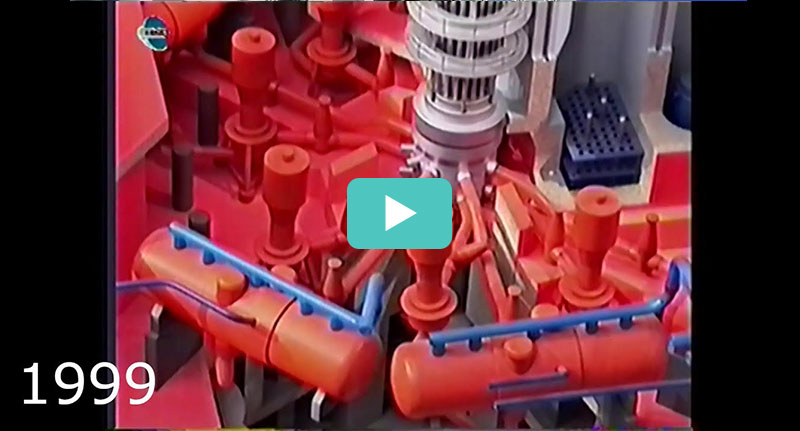 Productos de ADASH en una planta nuclear - Vídeo histórico de ADASH del milenio pasado. - PARTE 3