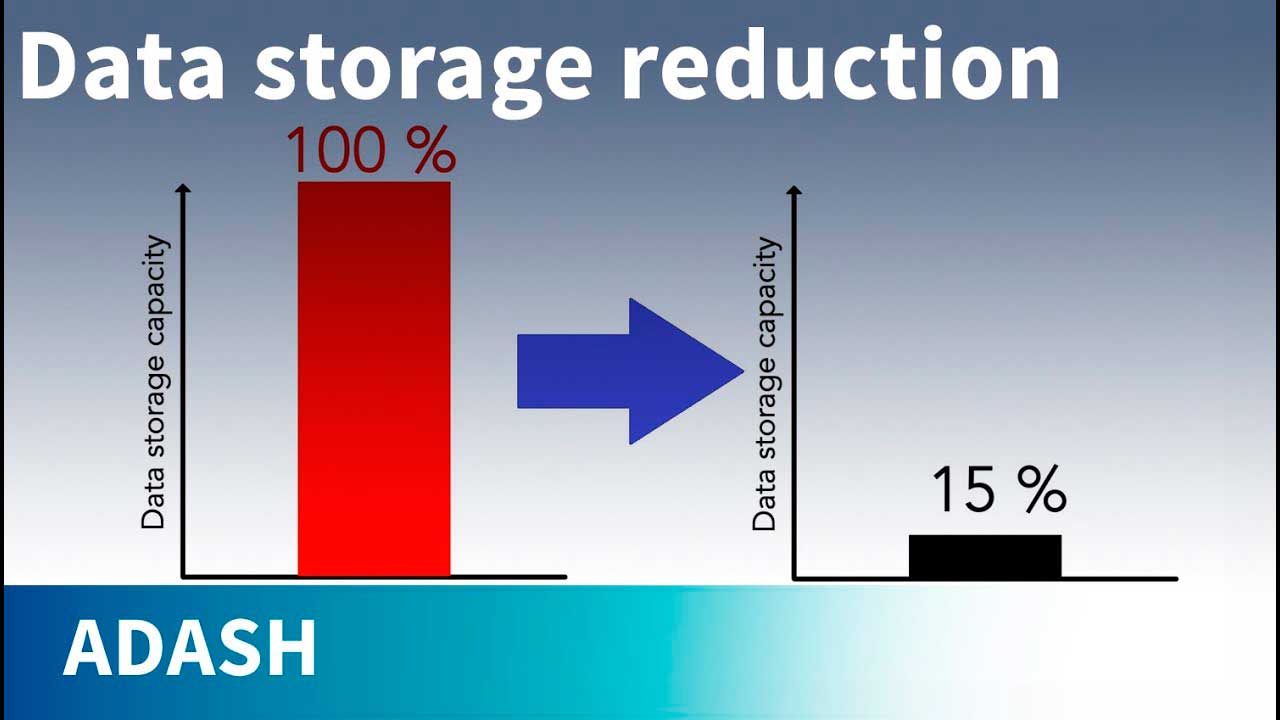 Vibration data storage reduction - data saving parameters in DDS